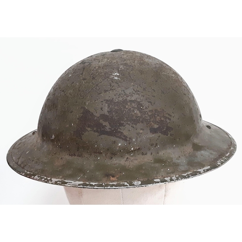 391 - WW2 British Home Front National Fire Service Mk II Helmet. Made by ROCO (Ruby Owen & Company Leeds) ... 