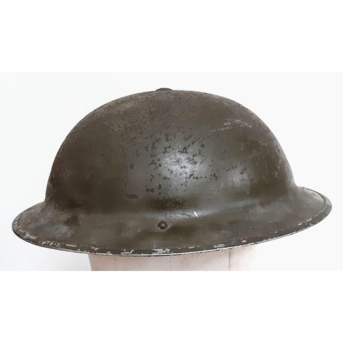 391 - WW2 British Home Front National Fire Service Mk II Helmet. Made by ROCO (Ruby Owen & Company Leeds) ... 