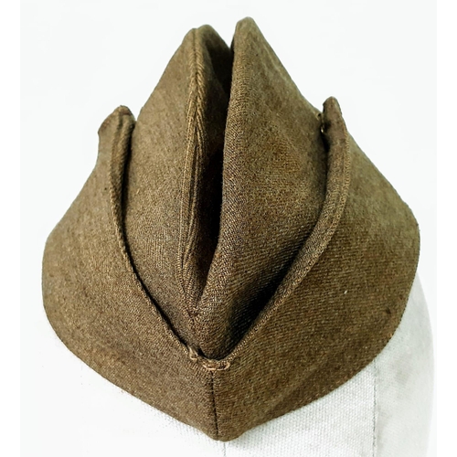 447 - WW2 Special Air Service Side Cap. A totally unofficial item from an nonconformist unit.