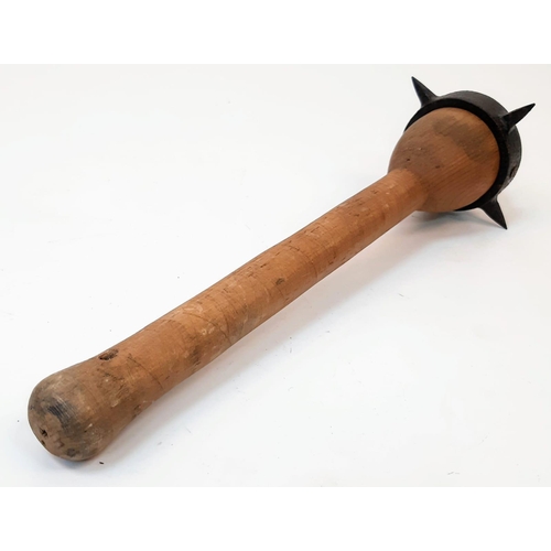 595 - WW1 Trench Fighting Mace. Superb un-issued condition. From the late Bernard Moreau collection.