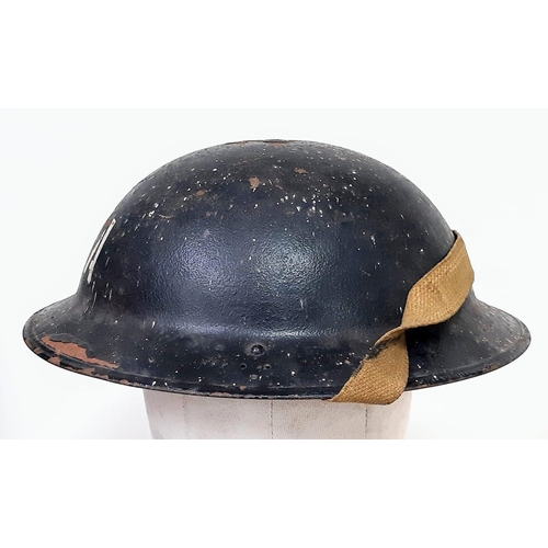 738 - WW2 British Homefront First Aiders Mk II Helmet.