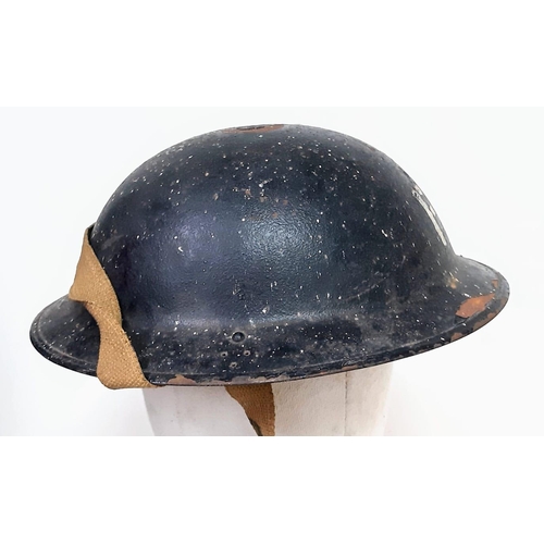 738 - WW2 British Homefront First Aiders Mk II Helmet.