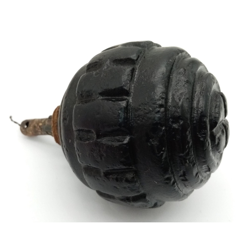 686 - INERT 1915 Pattern Imperial German Kugal (Ball) Grenade. UK Mainland Sales Only.