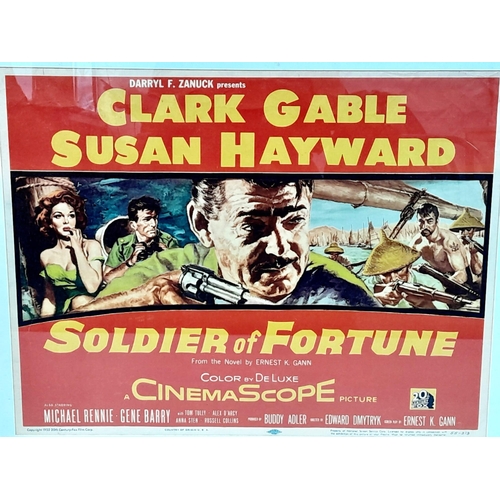 22 - A FRAMED MOVIE POSTER FOR 