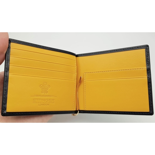 381 - A New in Box, Ettinger Leather Card and Money Wallet. Very High Quality. This Wallet is from the Bri... 