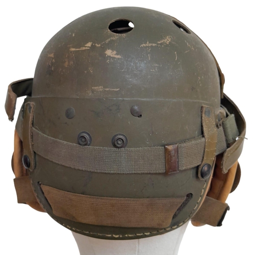 538 - WW2 US M1938 Tank Helmet. Made by Rawlings who made and still make Baseball gloves and helmets today... 