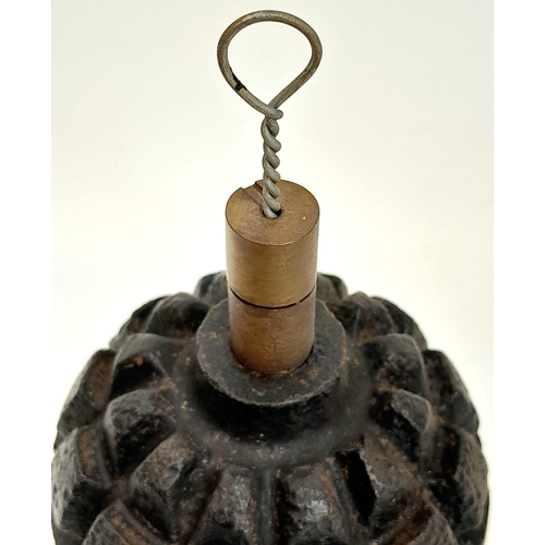 665 - INERT WW1 German 1913 Pattern Kugal (Ball) Grenade. UK Mainland Sales Only.