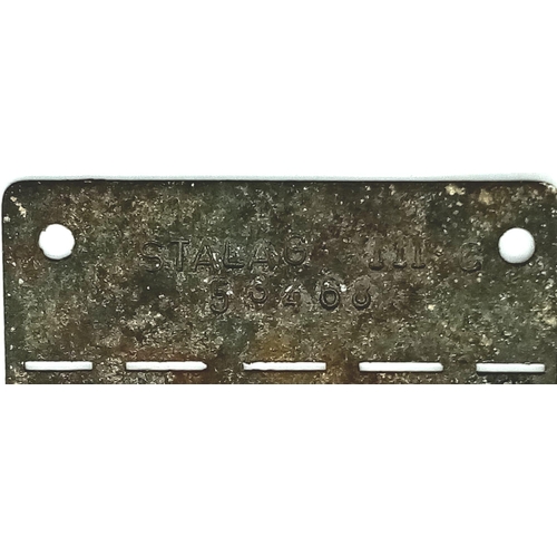 918 - WW2 P.O.W Dog Tag from Stalag III-C A camp that was located near the village of Alt Drewitz bei Küst... 