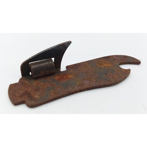 940 - WW2 German Waffen SS Can Opener from emergence ration Pack.