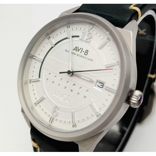 388 - A Limited Edition ‘Hawker Hurricane 242 Edition’ Quartz Date Watch by AVI8. This watch was the Tribu... 