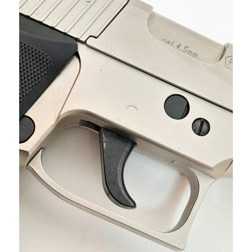 505 - A RWS Co2 Powered .177 Pellet Air Pistol Model 225. Complete with Pellets, Two Magazines, Manual and... 