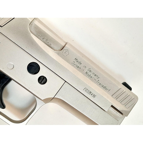 505 - A RWS Co2 Powered .177 Pellet Air Pistol Model 225. Complete with Pellets, Two Magazines, Manual and... 