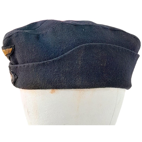 553 - WW2 German Kriegsmarine Officers Side Cap.