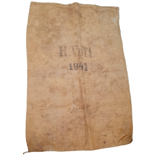 947 - WW2 German Grain Sack for the Army Rations Dept