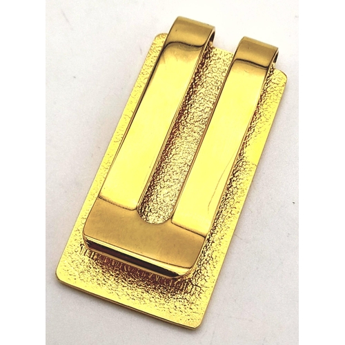 994 - A GOLD TONE 2016 MEMBER PAST CHAMPION EUROPEAN GOLF TOUR MONEY CLIP