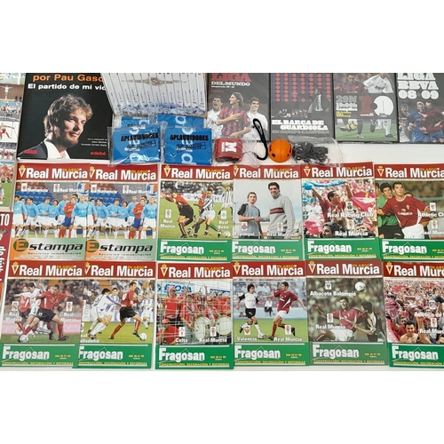 599 - A Small Collection of Real Madrid Football Club Items: Books, DVDs, Programmes and other collectible... 