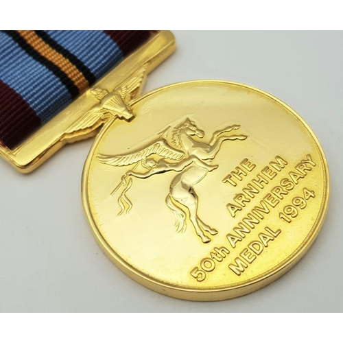 739 - A Presentation Boxed, 50th Anniversary Arnhem Medal.
Medal comes boxed in its Spink & Son, London Pr... 