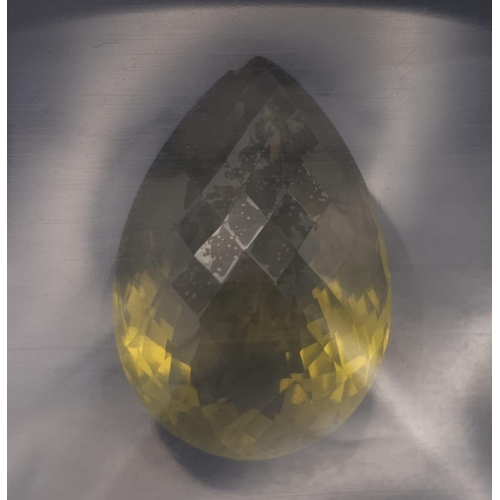 688 - A 68.16ct Lemon Quartz Gemstone.  AIG Milan Sealed and Certified. Ref: ZK007