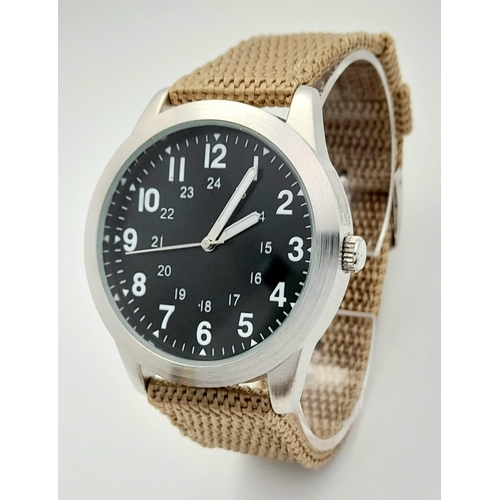 1034 - Two Military Homage Watches Comprising; 
1) A US Army Field Watch, 43mm Including Crown and
2) A 198... 