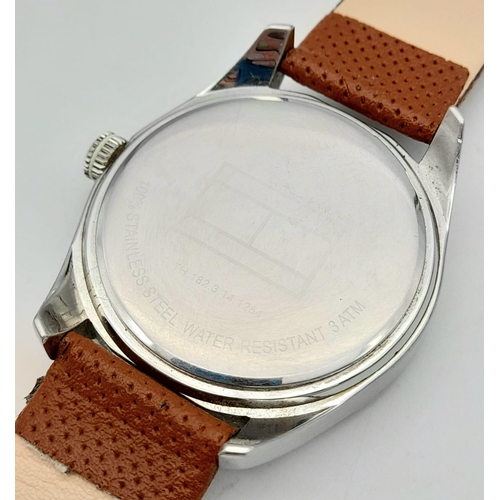 1076 - A Vintage Collectible Men’s Quartz Watch by Tommy Hilfiger. 40mm Case. New Battery Fitted March 2024... 