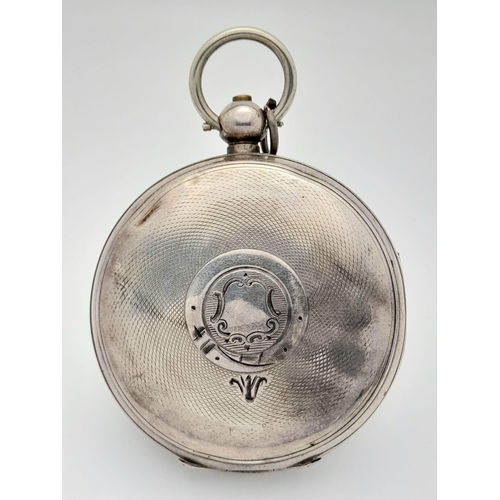 541 - An Antique Sterling Silver Cased H. Samuel - The Climax Trip Action Pocket Watch. Hallmarks for Ches... 