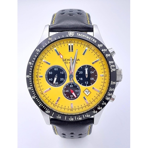 550 - A Men’s Sekonda Sports Chronograph Model N3378A. 44mm Case. New Battery Fitted March 2024. Comes wit... 