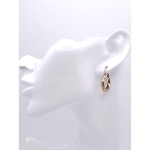 570 - 3 PAIRS OF 9K GOLD EARRINGS .    3.1gms