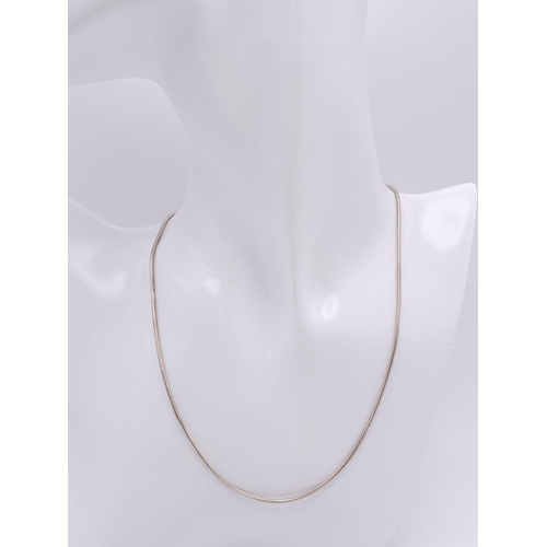 985 - STERLING SILVER SNAKE CHAIN, WEIGHT 7.1G