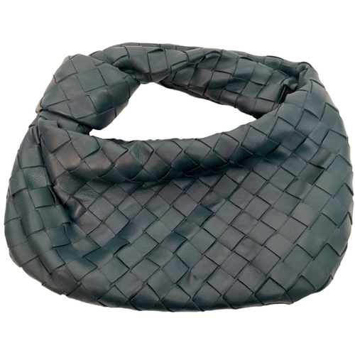 1376 - A Bottega Veneta Jodie bag, green colour, dimensions: 23 x 25 x 5 cm