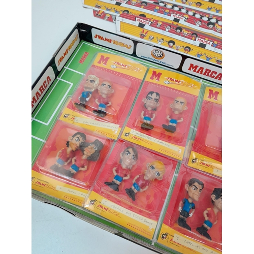 874 - 15 Spanish Spanitoon Football Figures - In Original Packaging.