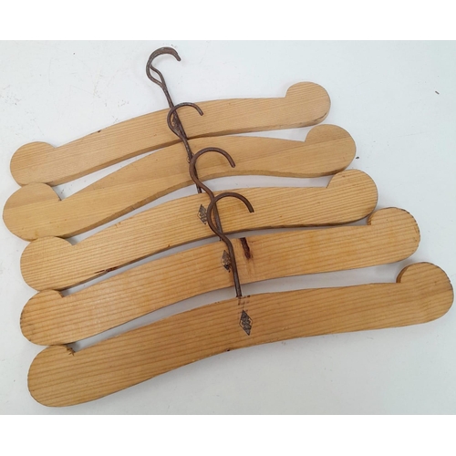 986 - 10 x 1936 Dated Hitler Youth Clothes Hangers.