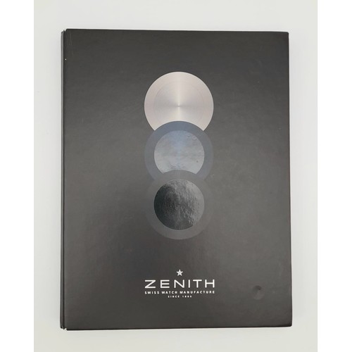 999 - COLLECTION OF 2X ZENITH WATCH COMPANY NOTEBOOKS WITH A ZENITH BOOKMARK