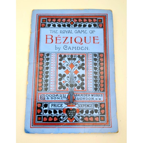 926 - The Royal Game of Bezique Vintage Card Game. In good condition, in original packaging.