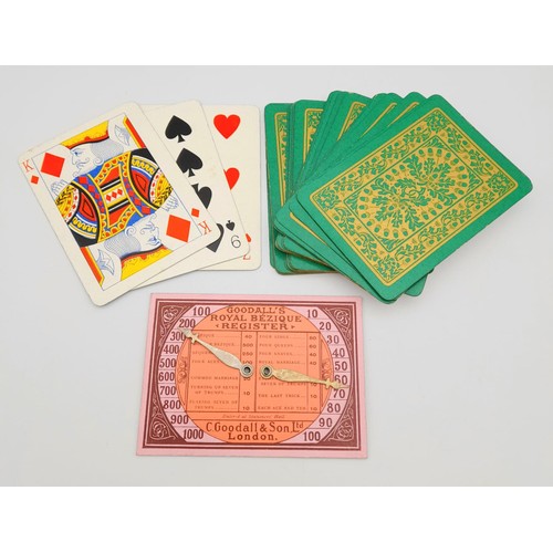 926 - The Royal Game of Bezique Vintage Card Game. In good condition, in original packaging.