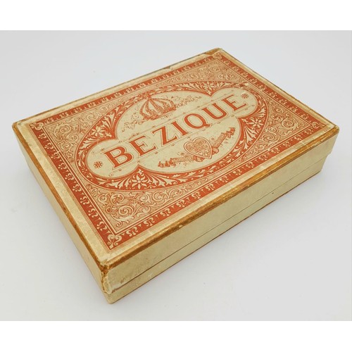 926 - The Royal Game of Bezique Vintage Card Game. In good condition, in original packaging.