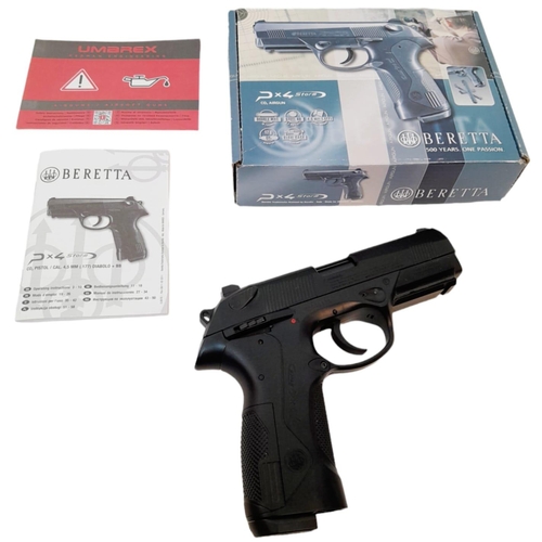 1128 - A Beretta PX4 Storm Co2 Air Pistol. Calibre - 0.177. Very good condition - In original box. UK Mainl... 