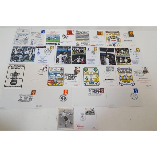 1272 - 17 First Day Covers from 1967 Onwards Highlighting Major Tottenham Football Events.