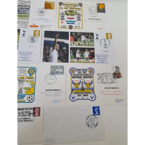 1272 - 17 First Day Covers from 1967 Onwards Highlighting Major Tottenham Football Events.