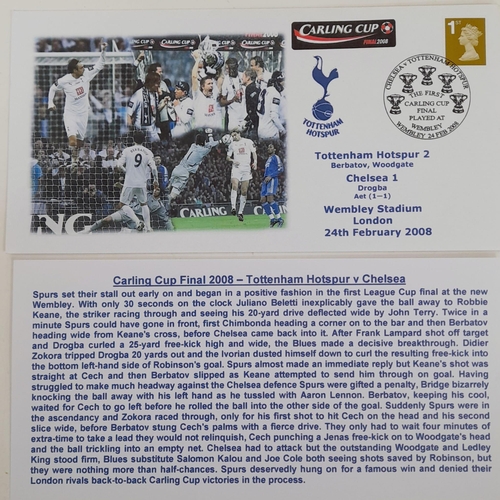 1272 - 17 First Day Covers from 1967 Onwards Highlighting Major Tottenham Football Events.