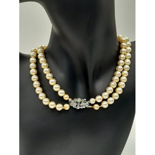 1308 - A Selection of Vintage Faux Pearl Jewellery. Four pieces.