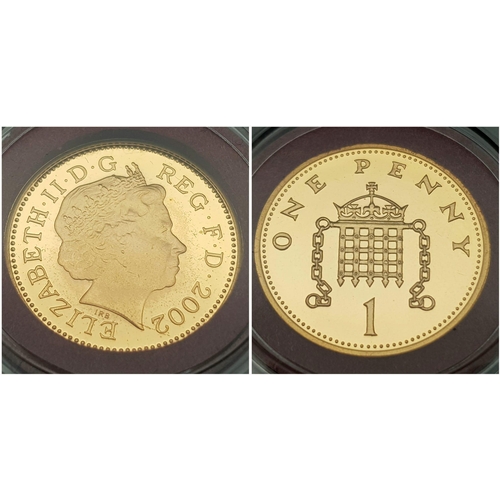 25 - A Breathtaking Limited Edition 2002 Golden Jubilee 22K Gold Proof Coin Set. This set contains a comp... 