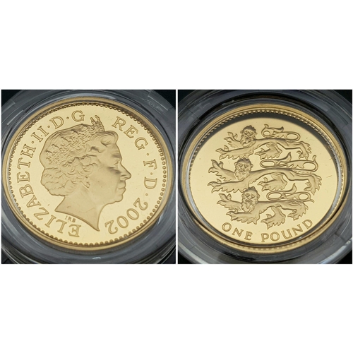 25 - A Breathtaking Limited Edition 2002 Golden Jubilee 22K Gold Proof Coin Set. This set contains a comp... 