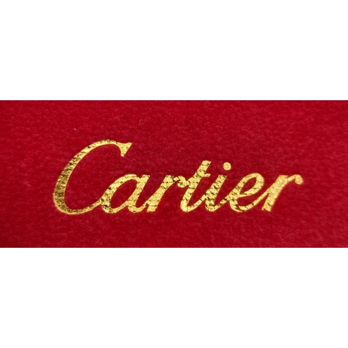 182 - Four CARTIER service pocket pouches, with inserts, ideal for traveling or protecting your valuable w... 