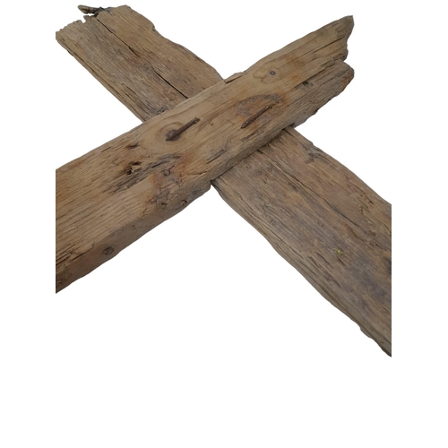 250 - WW1 Wooden Makeshift German Grave Marker from a Field Burial in Normandy, France. This was replaced ... 