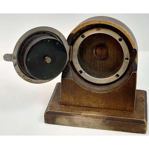 76 - WW2 German Heer (Army) Funkeruhen Duty Radio Operators Clock Circa 1943. Maker: Tobias Bauerie & Son... 