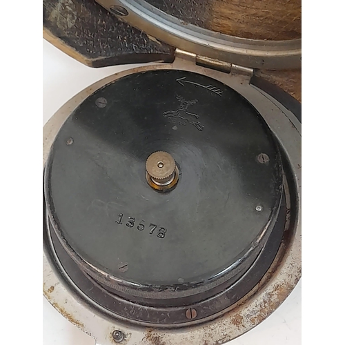 76 - WW2 German Heer (Army) Funkeruhen Duty Radio Operators Clock Circa 1943. Maker: Tobias Bauerie & Son... 