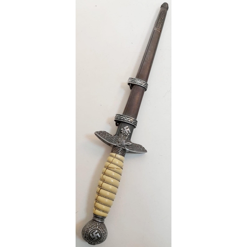 90 - 3rd Reich 2nd Pattern Luftwaffe Officers Dagger. Produced by wMw Waffen Circa 1937. Alas there is a ... 