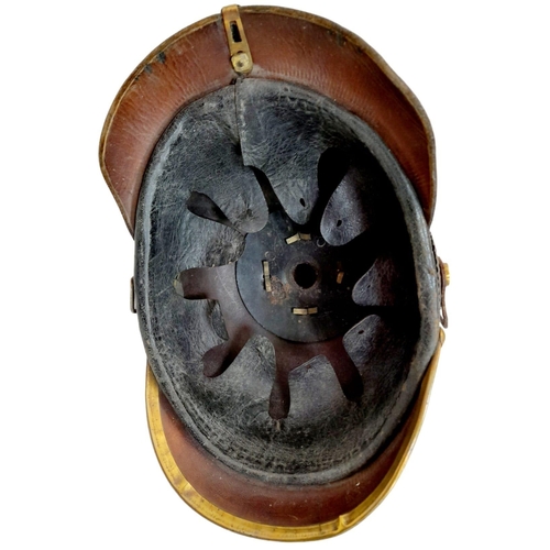 27 - WW1 Imperial German 1895 Model Enlisted Man Pickelhaube.  Complete with chinstrap mounts and cockade... 