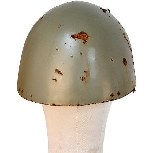 307 - Rare WW2 Japanese Rare Rikusentai Paratrooper Helmet (no badge or liner) Part of the Special Naval L... 