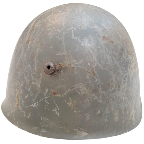 328 - WW2 Italian Marines M33 Helmet with liner. And chin strap